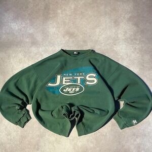 Vintage 90s New York Jets NFL Starter Crewneck Sweater
